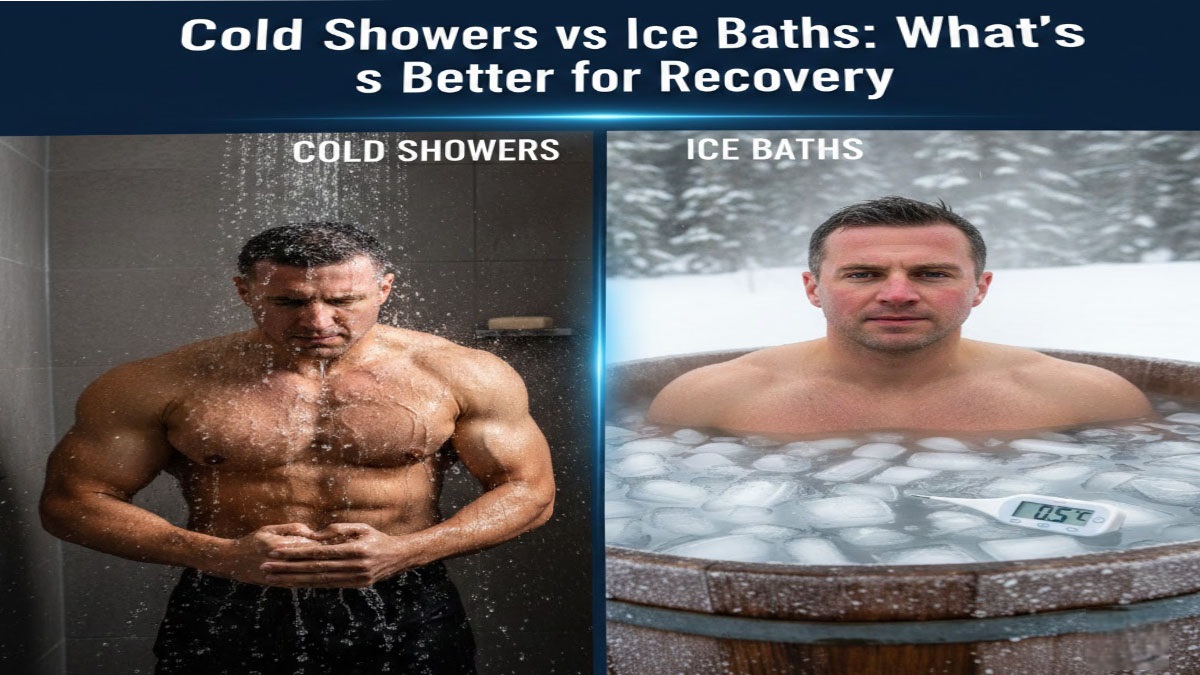 Cold shower vs ice bath comparison for recovery