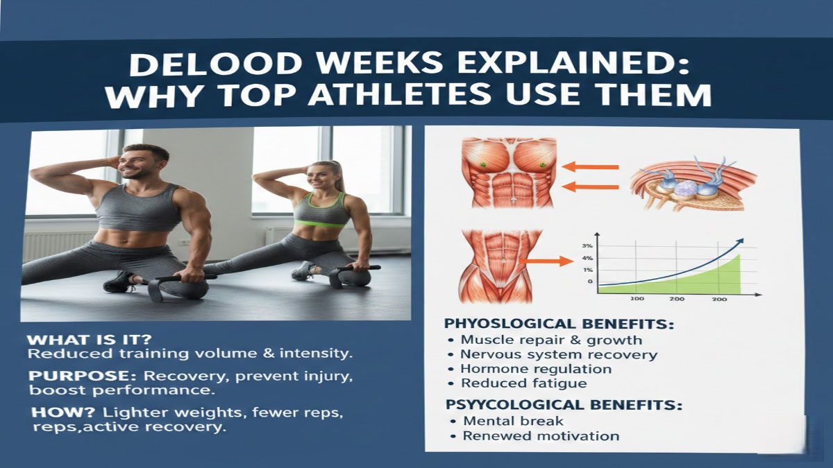 Athlete resting during deload week - strategic recovery