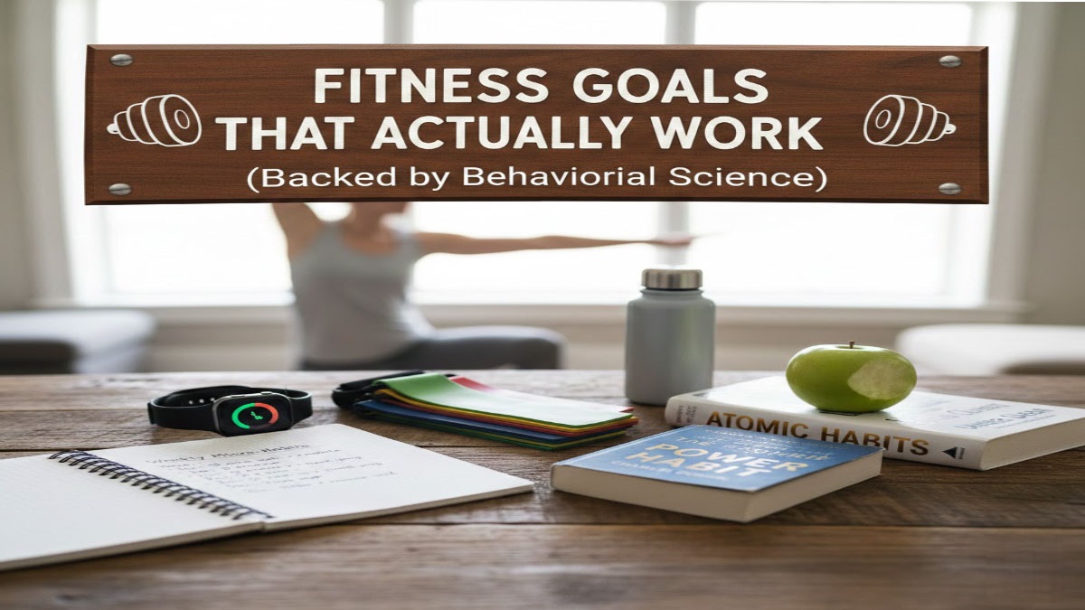 Person writing fitness goals with a scientific approach