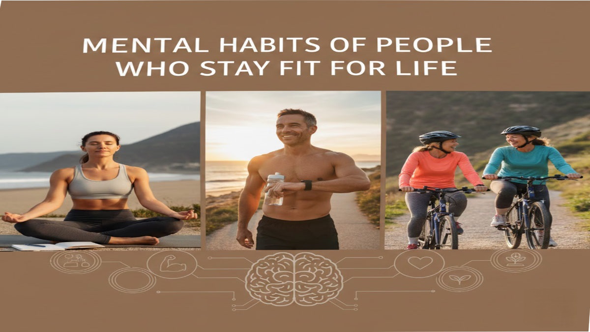 Older fit person exercising with joy - mental habits of lifelong fitness