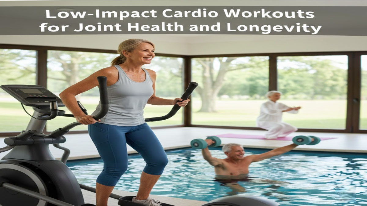 Person swimming - low impact cardio for joint health and longevity