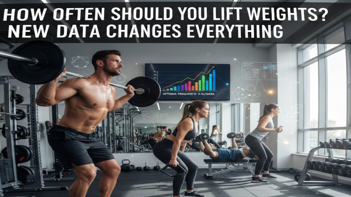 Training frequency research 2026 - graph showing optimal sessions per week for muscle growth